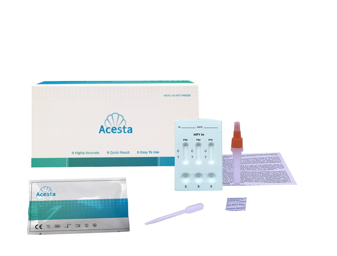 African Swine Fever virus P30/P54/P72 Ab Combo Rapid Test