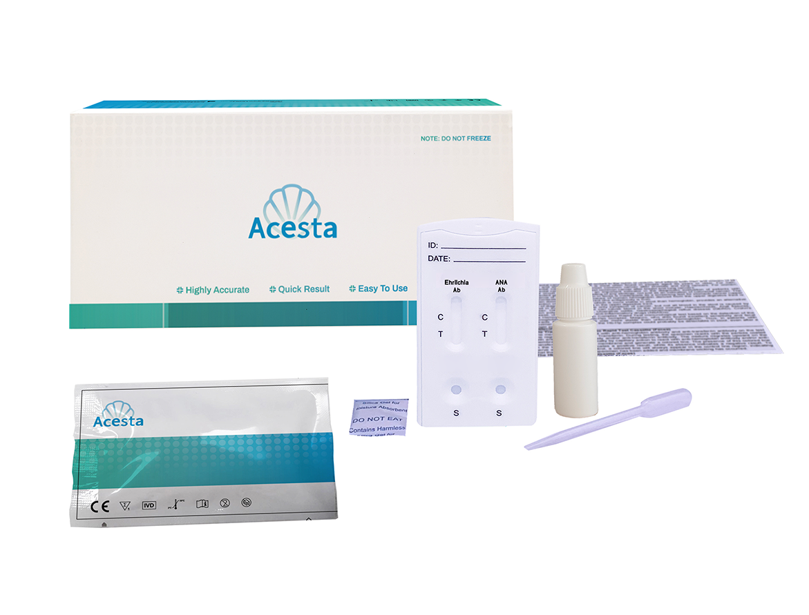 Canine Ehrlichia Antibody+Anaplasma Ab Combo Rapid Test