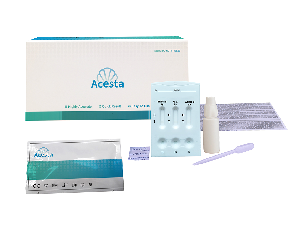 Canine Ehrlichia+Anaplasma+Babesia Ab Combo Rapid Test